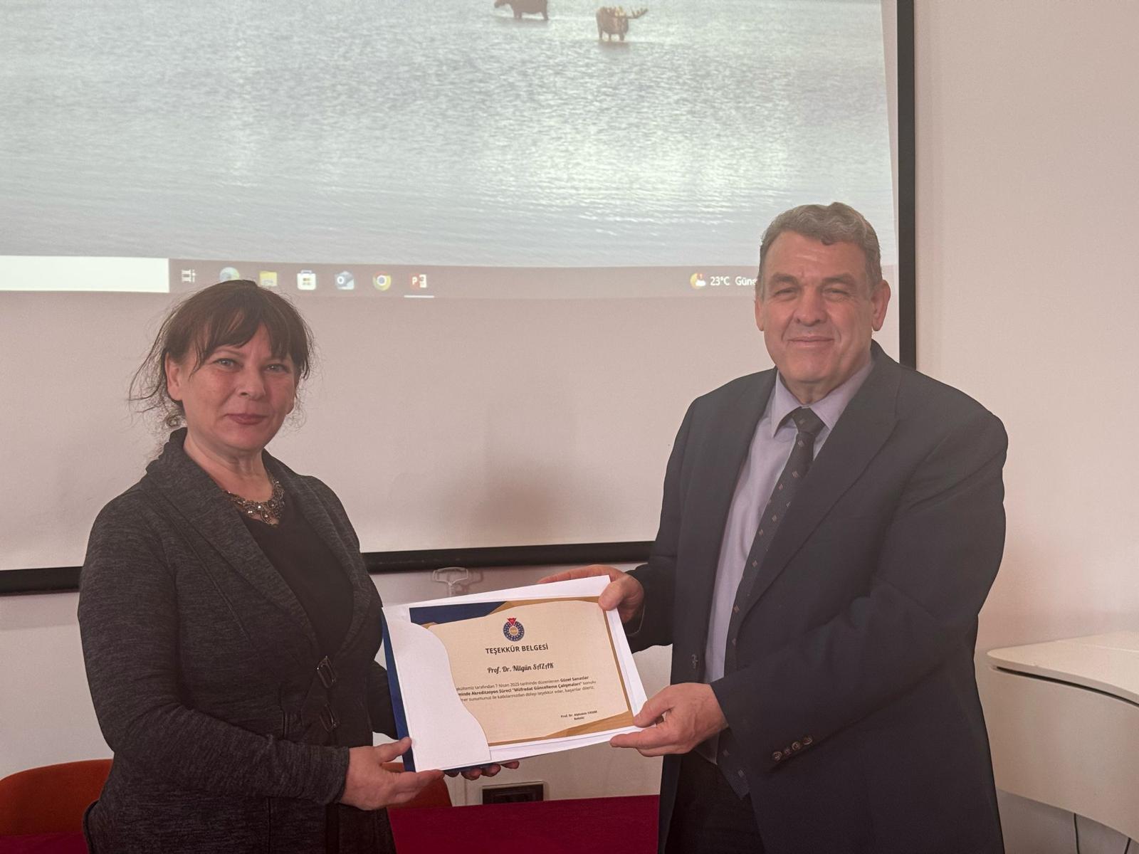 Güzel Sanatlar Eğitiminde Müfredat Güncelleme Çalışmaları Üzerine Eğitim Semineri Gerçekleştirildi.